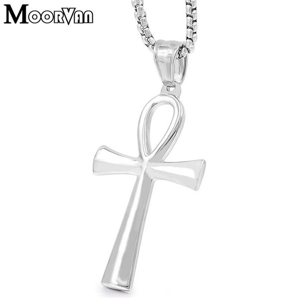 pendant necklaces moorvan mystic egyptian ankh life corss necklace for women stainless steel polishing jewelry charm lady, Silver
pendant necklaces moorvan mystic egyptian ankh life corss necklace for women stainless steel polishing jewelry charm lady, Silver