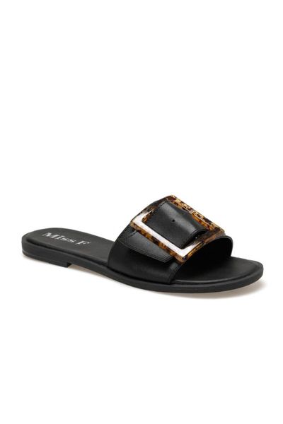 slippers women's black