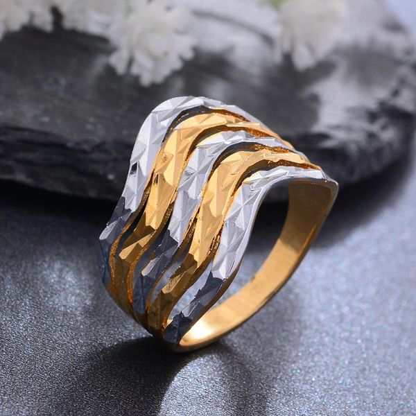 wedding rings two-color ethiopia dubai gold color for women girls trend ring jewelry party, Slivery;golden
wedding rings two-color ethiopia dubai gold color for women girls trend ring jewelry party, Slivery;golden
