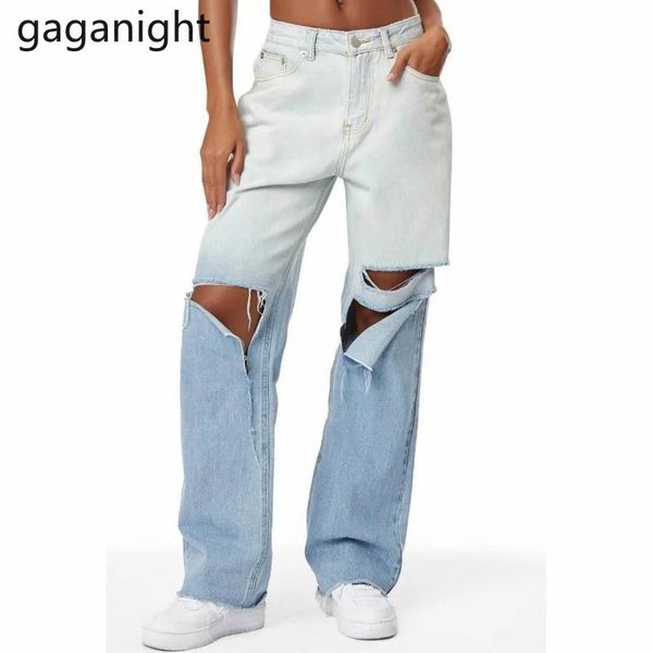 gaganight 2021 washed denim pants women boyfriend ripped jeans casual wide leg high waist long mom fashion trousers women's, Blue
gaganight 2021 washed denim pants women boyfriend ripped jeans casual wide leg high waist long mom fashion trousers women's, Blue
