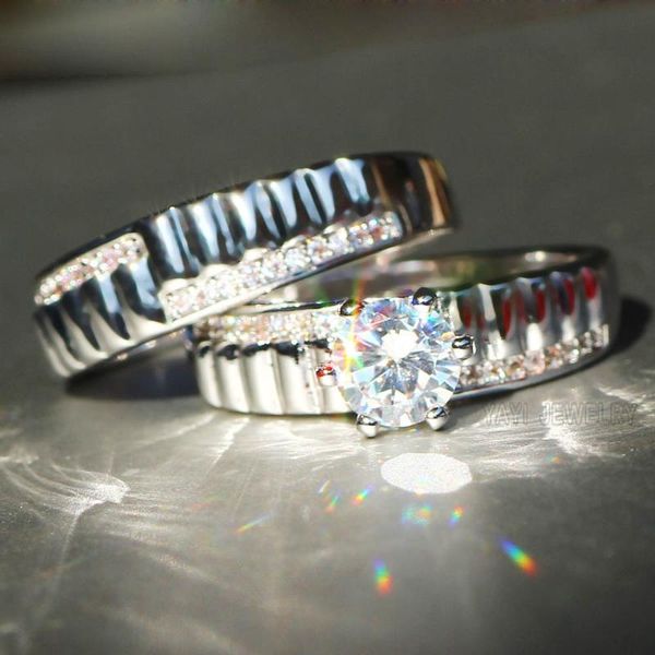 wedding rings 2 pcs yayi jewelry fashion princess cut 4.2 ct white zircon silver color engagement party set 639, Slivery;golden
wedding rings 2 pcs yayi jewelry fashion princess cut 4.2 ct white zircon silver color engagement party set 639, Slivery;golden