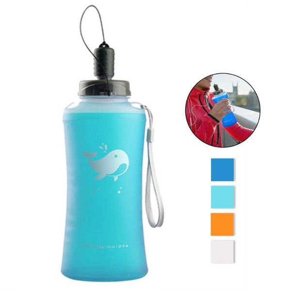 1* water bottle 750ml folding safety tpu soft foldable flasks outdoor bottles optional color & cages
1* water bottle 750ml folding safety tpu soft foldable flasks outdoor bottles optional color & cages
