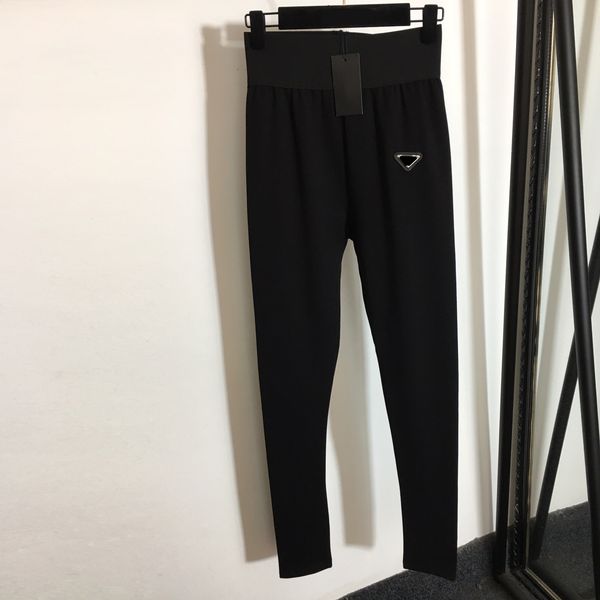women slim pants designer triangle label leggings 100% cotton waist slim trousers joggers running sweatpants, Black;white
women slim pants designer triangle label leggings 100% cotton waist slim trousers joggers running sweatpants, Black;white
