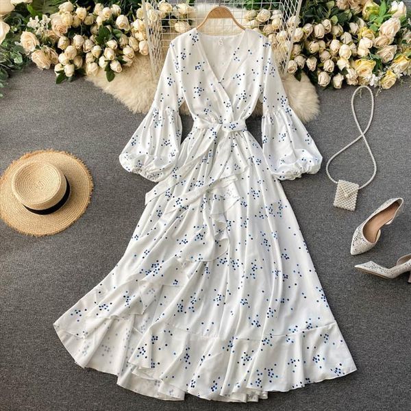 aibeauty spring autumn elegant women dresses polka dot floral print v neck a line puff sleeve high waist, Black;gray
aibeauty spring autumn elegant women dresses polka dot floral print v neck a line puff sleeve high waist, Black;gray