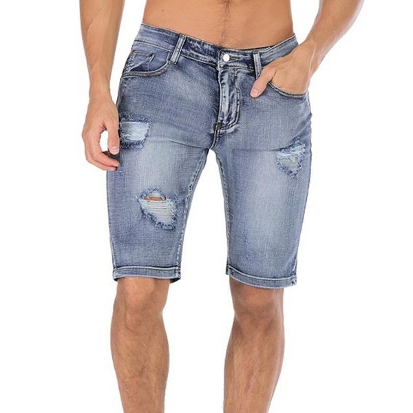 men's shorts denim torn 2021 summer breeches hole distressed bermuda male stretch knee length vintage short jeans men, White;black
men's shorts denim torn 2021 summer breeches hole distressed bermuda male stretch knee length vintage short jeans men, White;black