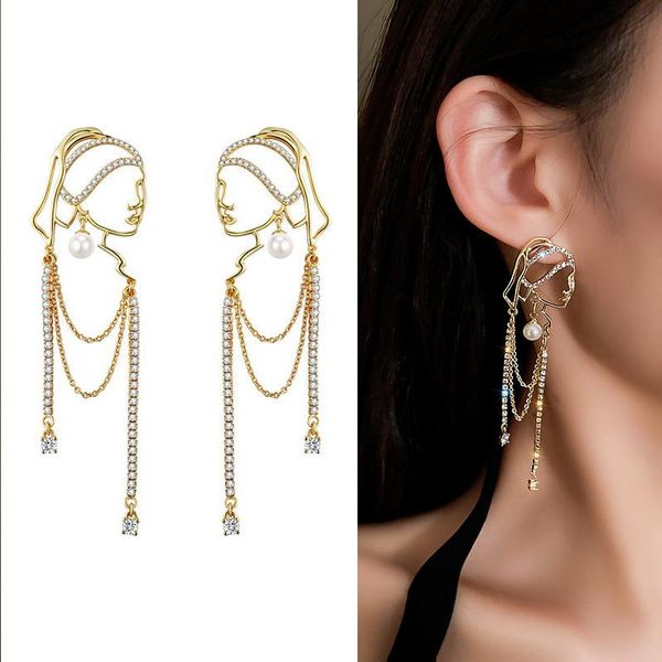 dangle & chandelier retro girl with a pearl earring earrings for women girls creative classic vintage potrait wedding fashion jewelry, Silver
dangle & chandelier retro girl with a pearl earring earrings for women girls creative classic vintage potrait wedding fashion jewelry, Silver