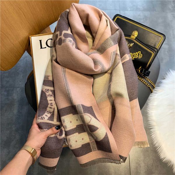fashionable leather buckle pattern imitation cashmere scarf women's autumn and winter korean version versatile double-sided two-color l, Blue;gray
fashionable leather buckle pattern imitation cashmere scarf women's autumn and winter korean version versatile double-sided two-color l, Blue;gray