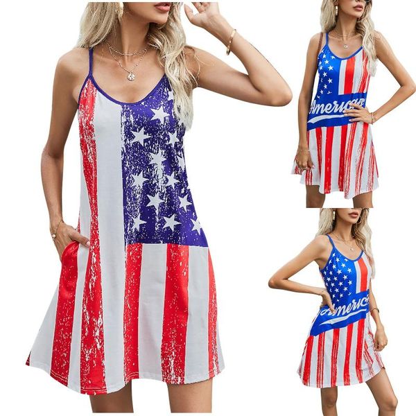casual dresses women's independence day loose camisole dress stars print mini for women 2021 summer vestido de mujer, Black;gray
casual dresses women's independence day loose camisole dress stars print mini for women 2021 summer vestido de mujer, Black;gray