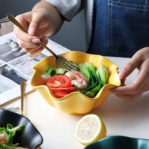 nordic style ceramic flower shape breakfast plate porcelain dinner plates soup salad bowl dessert dish kitchen tableware dishes &
nordic style ceramic flower shape breakfast plate porcelain dinner plates soup salad bowl dessert dish kitchen tableware dishes &