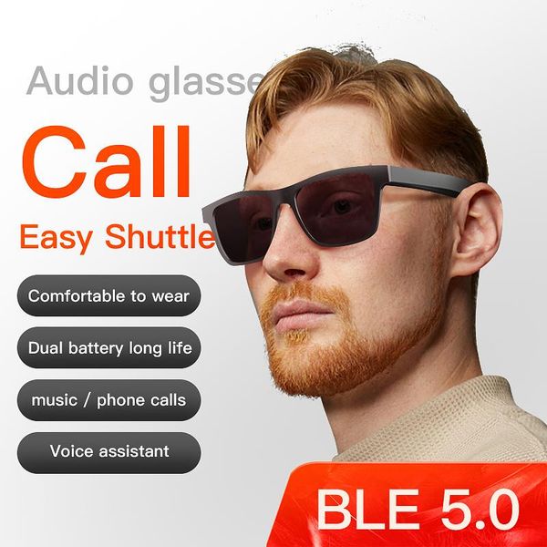 sunglasses e10 smart audio bt5.0 wireless music headset uv protective glasses eyewear hands-with mic for men driving, White;black
sunglasses e10 smart audio bt5.0 wireless music headset uv protective glasses eyewear hands-with mic for men driving, White;black