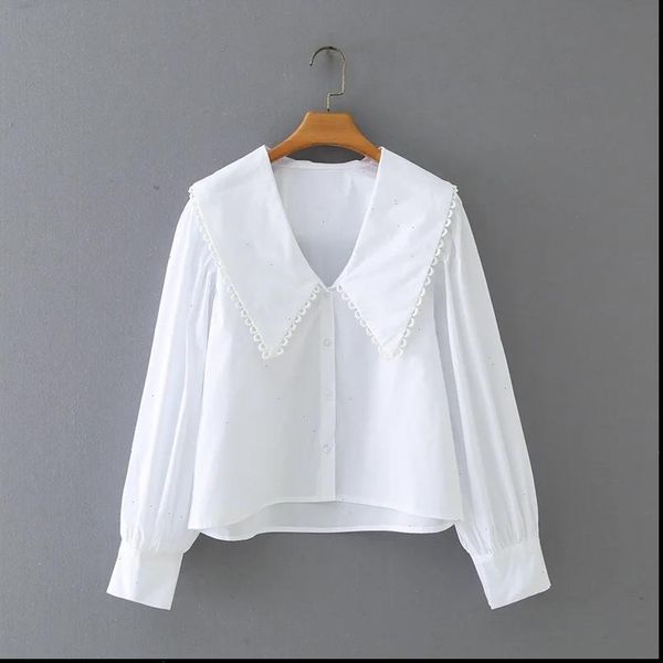 woman womens blouses turndown collar white poplin shirt casual femme long sleeve blouse lady loose smock blusas s8002
woman womens blouses turndown collar white poplin shirt casual femme long sleeve blouse lady loose smock blusas s8002