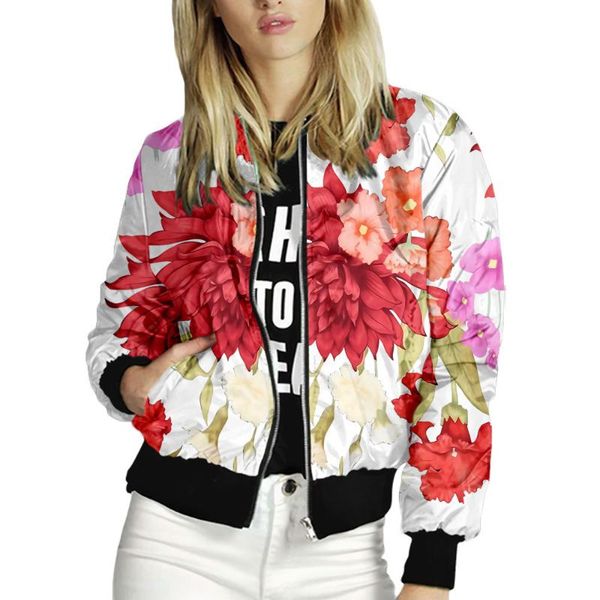 women's jackets 2021 women bomber jacket long sleeve print basic zipper windbreaker coat slim female casual outwears lady, Black;brown
women's jackets 2021 women bomber jacket long sleeve print basic zipper windbreaker coat slim female casual outwears lady, Black;brown