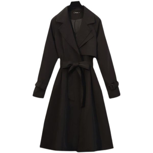 women's trench coats casual lace-up women fashion fall /autumn long sleeves simple classic coat khaki black female midi windbreaker, Tan;black
women's trench coats casual lace-up women fashion fall /autumn long sleeves simple classic coat khaki black female midi windbreaker, Tan;black