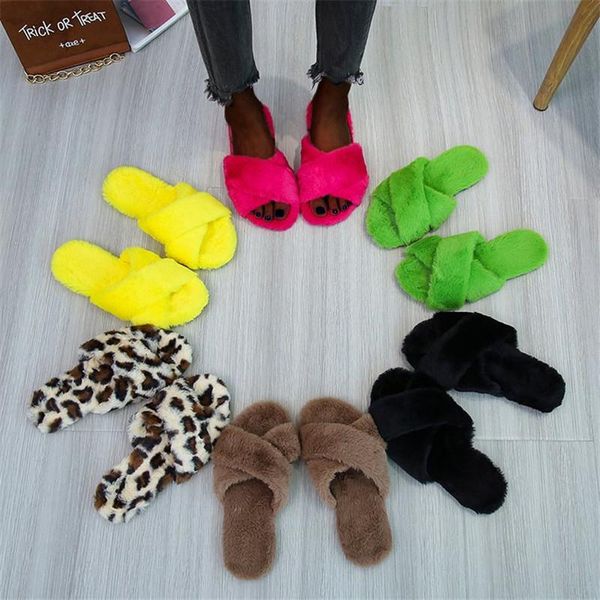 slippers 2021 women's outdoor indoor furry cute plush hair fluffy sandals mixed colors ladies autumn winter fur warm shoes, Black
slippers 2021 women's outdoor indoor furry cute plush hair fluffy sandals mixed colors ladies autumn winter fur warm shoes, Black