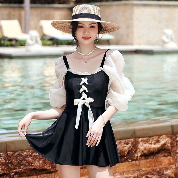 one-piece suits puff sleeve swimsuit patchwork one piece swimwear bandage swimdress push up padded bathsuit boyshort beach bathers
one-piece suits puff sleeve swimsuit patchwork one piece swimwear bandage swimdress push up padded bathsuit boyshort beach bathers