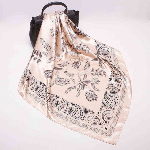 fxaass bandana women hijab square scarf fashion ladies retro luxury silk scarf shawls flowers print 90*90cm large cape headscarf y1108, Blue;gray
fxaass bandana women hijab square scarf fashion ladies retro luxury silk scarf shawls flowers print 90*90cm large cape headscarf y1108, Blue;gray