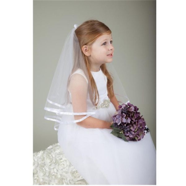 bridal veils satin edge wedding flower girls first communion with comb bows white ivory children kids voiles fille velos de novia, Black
bridal veils satin edge wedding flower girls first communion with comb bows white ivory children kids voiles fille velos de novia, Black