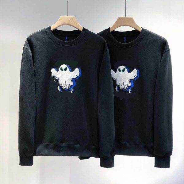 design clothing 1010 embroidered flocked round neck sweater long sleeve terry pullover loose version lazy style qingdao, Black
design clothing 1010 embroidered flocked round neck sweater long sleeve terry pullover loose version lazy style qingdao, Black