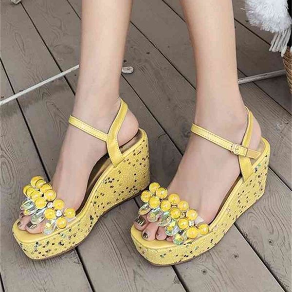 sandals glitter yellow white crystal rhinestone women platform wees heels designer shoes size 34 to 40 tradingbear, Black
sandals glitter yellow white crystal rhinestone women platform wees heels designer shoes size 34 to 40 tradingbear, Black