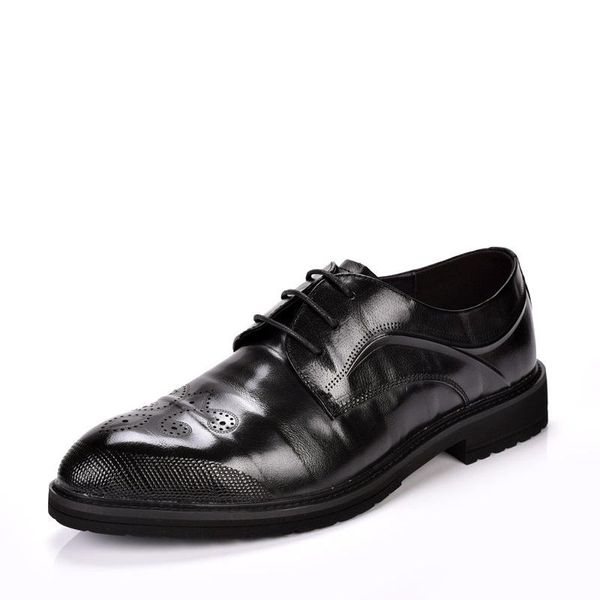 dress shoes men suit lace up party men's italian genuine leather zapatos hombre formal sapato social masculino, Black
dress shoes men suit lace up party men's italian genuine leather zapatos hombre formal sapato social masculino, Black