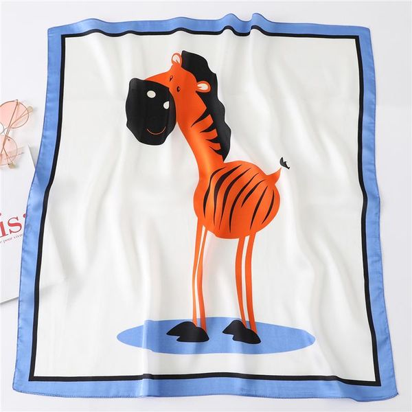scarves women square silk neck wraps cartoon print lady foulard hair head band shawls pashmina hand kerchief bandana, Blue;gray
scarves women square silk neck wraps cartoon print lady foulard hair head band shawls pashmina hand kerchief bandana, Blue;gray