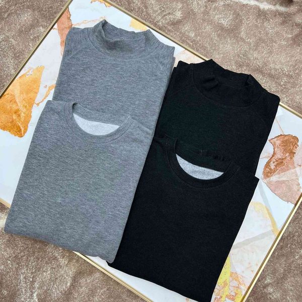 2021 autumn winter men's bottoming shirt soft waxy composite ground cashmere half high round neck solid color long sve t-shirt dd10166, White;black
2021 autumn winter men's bottoming shirt soft waxy composite ground cashmere half high round neck solid color long sve t-shirt dd10166, White;black