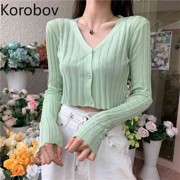 korobov new summer thin knitted women cardigans korean solid v neck long sleeve sweaters vintage streetwear knitwear 210430, White
korobov new summer thin knitted women cardigans korean solid v neck long sleeve sweaters vintage streetwear knitwear 210430, White