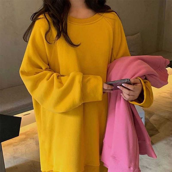 women's hoodies & sweatshirts women candy color sweet long sleeve oversized solid korean casual plus size thickening warm female t, Black
women's hoodies & sweatshirts women candy color sweet long sleeve oversized solid korean casual plus size thickening warm female t, Black
