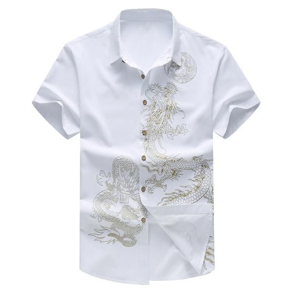 men's casual shirts luren summer shirt male fashion leisure pattern printing short sleeve chinese wind clothing 6xl 7xl 2021, White;black
men's casual shirts luren summer shirt male fashion leisure pattern printing short sleeve chinese wind clothing 6xl 7xl 2021, White;black
