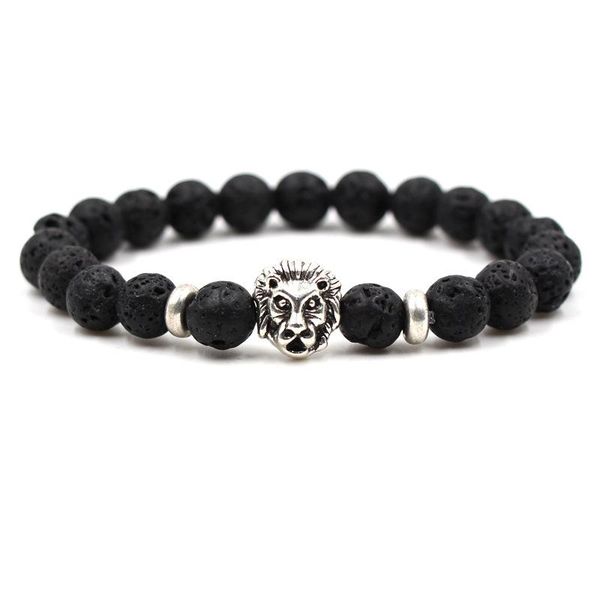 charm bracelets fashion classic men black lava stone beads bracelet for women jewelry handmade animal avatar pulseira hombres, Golden;silver
charm bracelets fashion classic men black lava stone beads bracelet for women jewelry handmade animal avatar pulseira hombres, Golden;silver