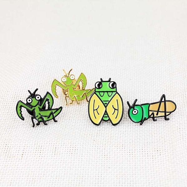10pcs/ lot costume jewellery bag jean hat accessories metal enamel cicada grasshoppe mantis badge button pin, Gray
10pcs/ lot costume jewellery bag jean hat accessories metal enamel cicada grasshoppe mantis badge button pin, Gray
