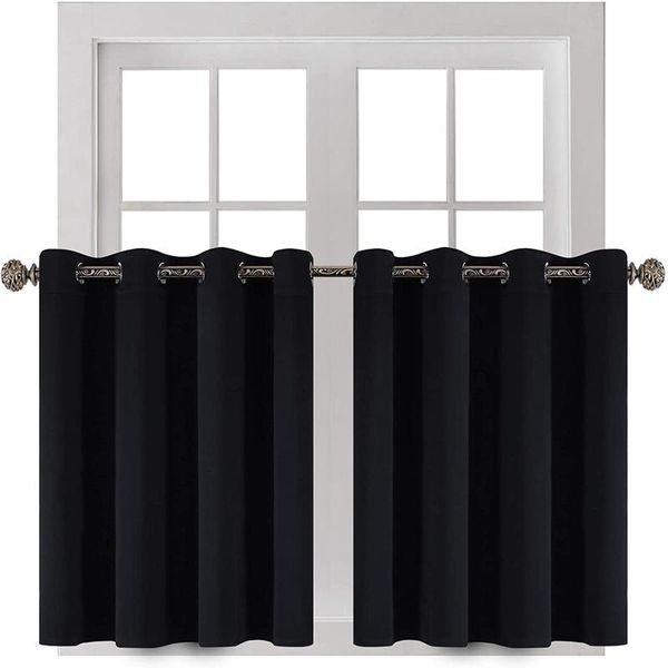 curtain & drapes blackout short curtains for living room bedroom kitchen window treatments small black color home decoration
curtain & drapes blackout short curtains for living room bedroom kitchen window treatments small black color home decoration