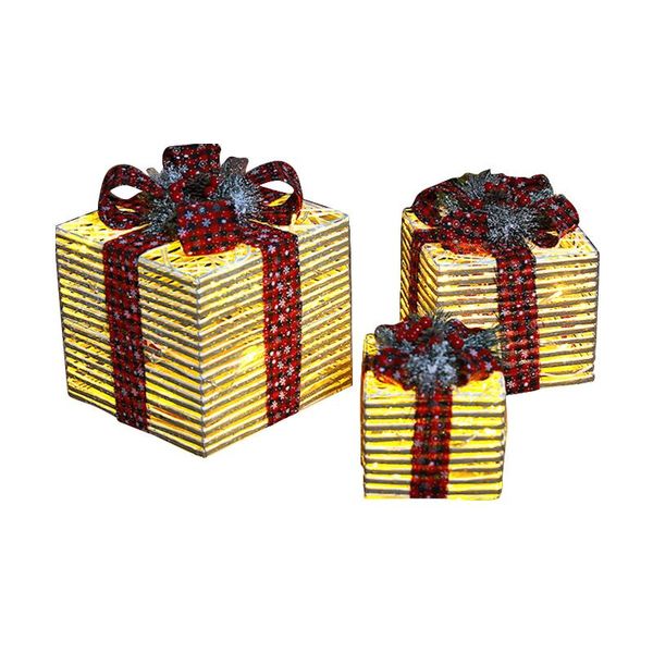 gift wrap 3pcs christmas box 2021 lighted gifts boxes iron holiday art decorations for home decorative storage case
gift wrap 3pcs christmas box 2021 lighted gifts boxes iron holiday art decorations for home decorative storage case