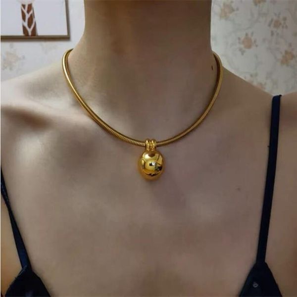 chokers punk vintage gold silver color choker necklace metal ball pendant collar for women girl party jewelry gift, Golden;silver
chokers punk vintage gold silver color choker necklace metal ball pendant collar for women girl party jewelry gift, Golden;silver