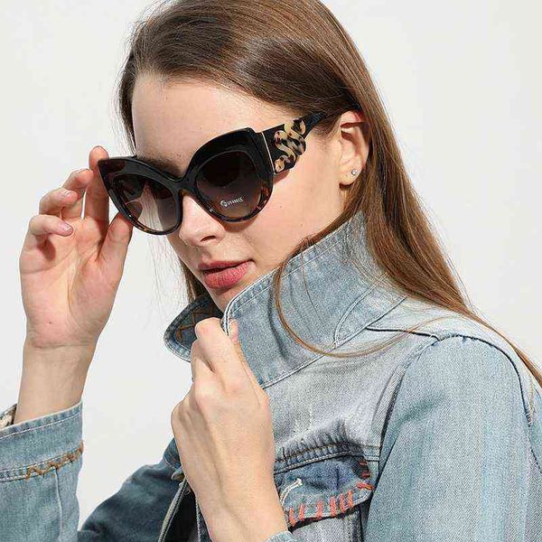 sunglasses luxury women cat eye vintage oversized brand designer snakeskin frame unique sun glasses men female shades uv400 220117, White;black
sunglasses luxury women cat eye vintage oversized brand designer snakeskin frame unique sun glasses men female shades uv400 220117, White;black