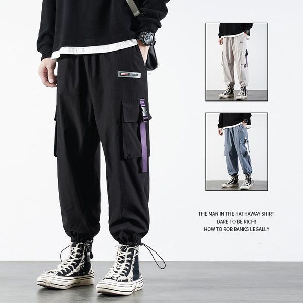 cargo pants streetwear joggers men 2021 fashion sweatpants men's casual slim ankle-length trousers, Black
cargo pants streetwear joggers men 2021 fashion sweatpants men's casual slim ankle-length trousers, Black