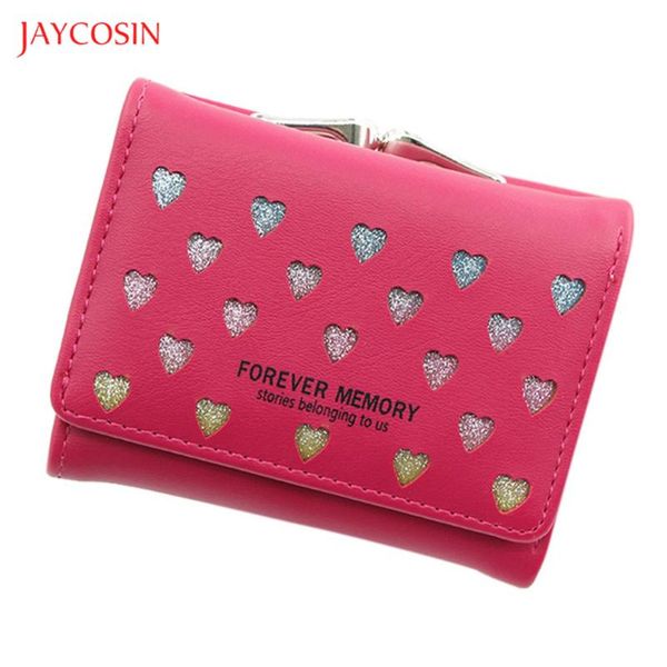wallets jaycosin women snap fastener short storage wallet heart shape hollow out fashion female purse vintage letter, Red;black
wallets jaycosin women snap fastener short storage wallet heart shape hollow out fashion female purse vintage letter, Red;black