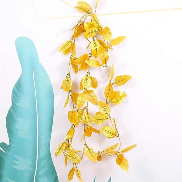 silk gold artificial leaves vine arch wedding decoration fake plant multi colors leaf handmade scrapbooking craft wreath decorative flowers
silk gold artificial leaves vine arch wedding decoration fake plant multi colors leaf handmade scrapbooking craft wreath decorative flowers