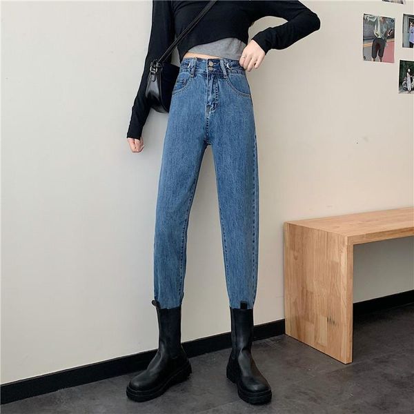 women's jeans high waist straight women overalls loose wide leg long pants retro casual full length denim autumn winter 3al5, Blue
women's jeans high waist straight women overalls loose wide leg long pants retro casual full length denim autumn winter 3al5, Blue
