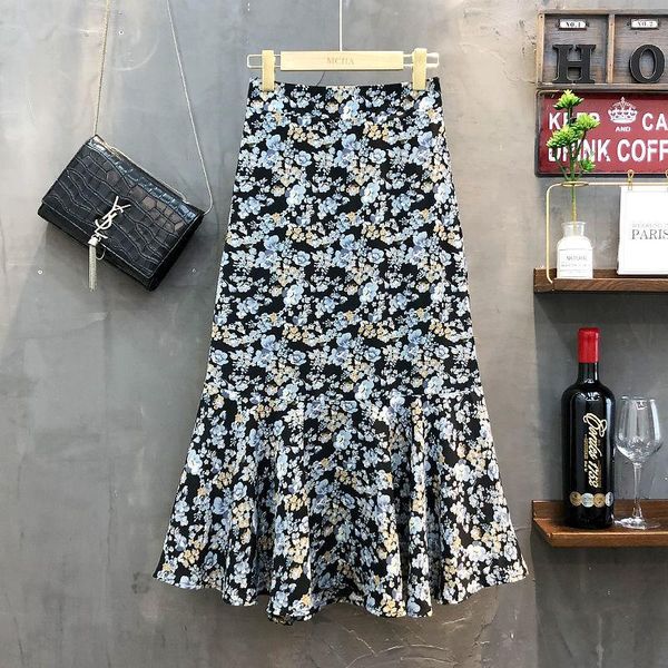 skirts summer chiffon elegant a-line women office lady plus size vintage skirt high waist asymmetrical floral print y762, Black
skirts summer chiffon elegant a-line women office lady plus size vintage skirt high waist asymmetrical floral print y762, Black