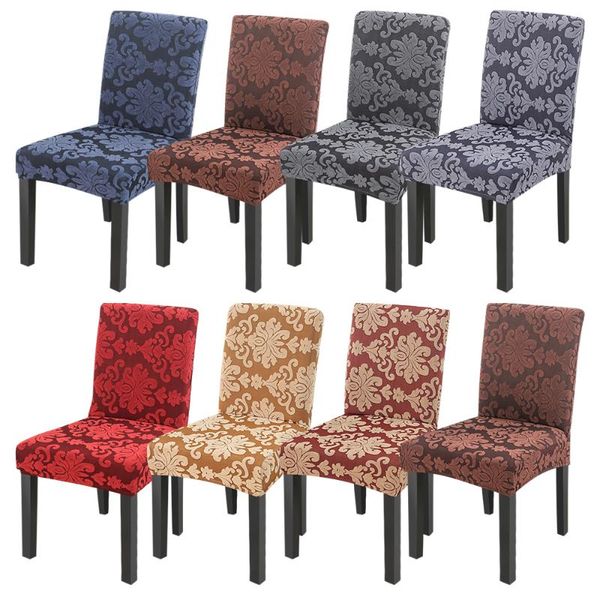 chair covers 1/2/4pcs jacquard stretch cover elastic seat removable slip restaurant banquet home decoration
chair covers 1/2/4pcs jacquard stretch cover elastic seat removable slip restaurant banquet home decoration