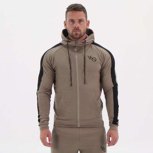 men's hoodies & sweatshirts spring and autumn cotton zipper hoodie streetwear casual jacket joggers fitness fashion sportswear, Black
men's hoodies & sweatshirts spring and autumn cotton zipper hoodie streetwear casual jacket joggers fitness fashion sportswear, Black
