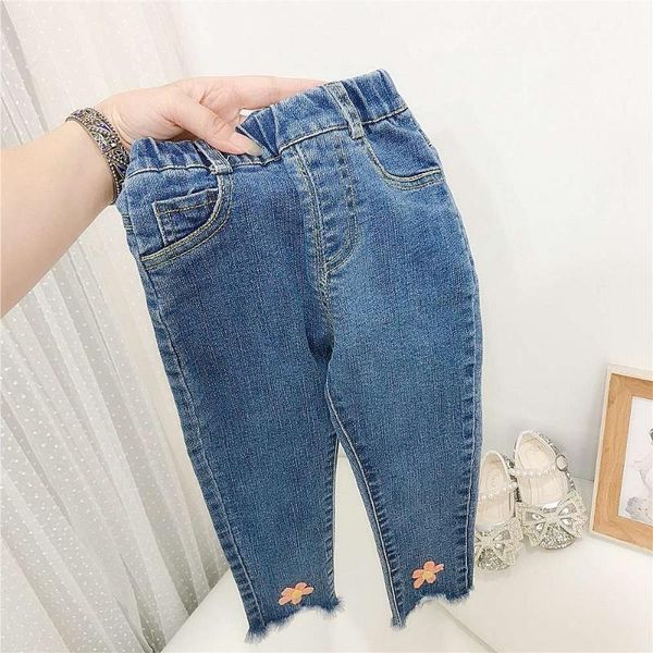 jeans fashion girls kids princess pant autumn children baby denim vintage flower long pants trousers outfits adk391, Blue
jeans fashion girls kids princess pant autumn children baby denim vintage flower long pants trousers outfits adk391, Blue
