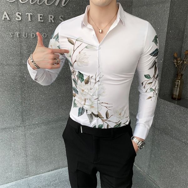 men's casual shirts autumn winter shirt korean slim fit floral for clothing all match long sleeve club tuxedo 6jau, White;black
men's casual shirts autumn winter shirt korean slim fit floral for clothing all match long sleeve club tuxedo 6jau, White;black