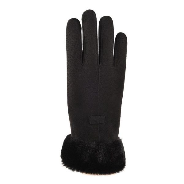 sports gloves suede women's winter plush thickened warm outdoor electric motorcycle, Black
sports gloves suede women's winter plush thickened warm outdoor electric motorcycle, Black