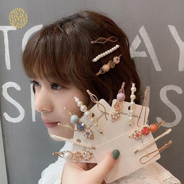 hair clips & barrettes 3 pcs/set pearl clip women girl metal barrette stick trendy hairpins clamp accessories html for lady, Golden;silver
hair clips & barrettes 3 pcs/set pearl clip women girl metal barrette stick trendy hairpins clamp accessories html for lady, Golden;silver