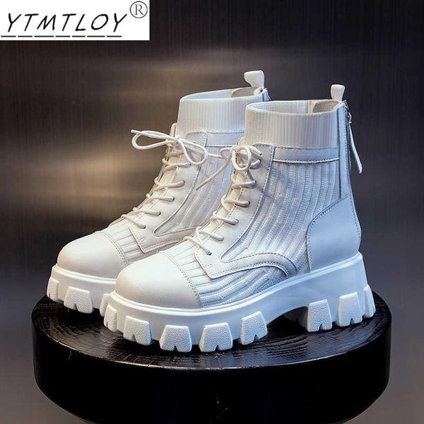 boots 2021 autumn and winter women's thick-soled leather casual fashion lace-up high botas mujer, Black
boots 2021 autumn and winter women's thick-soled leather casual fashion lace-up high botas mujer, Black