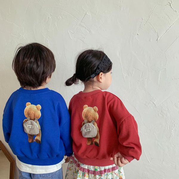 t-shirts spring autumn girls sweat shirt baby pullover kids tee children clothes fashion cartoon bear bag print cotton 2 to 6 yrs, Blue
t-shirts spring autumn girls sweat shirt baby pullover kids tee children clothes fashion cartoon bear bag print cotton 2 to 6 yrs, Blue