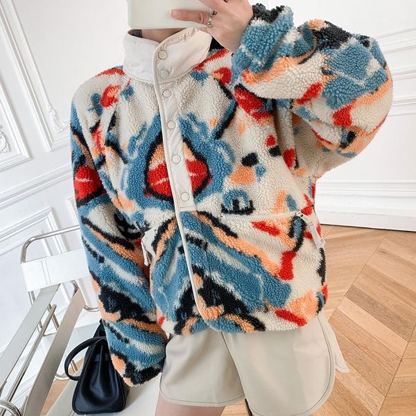 women's jackets women jacket 2021 autumn and winter fleece jacket, ladies zipper cropped patterned plush, Black;brown
women's jackets women jacket 2021 autumn and winter fleece jacket, ladies zipper cropped patterned plush, Black;brown