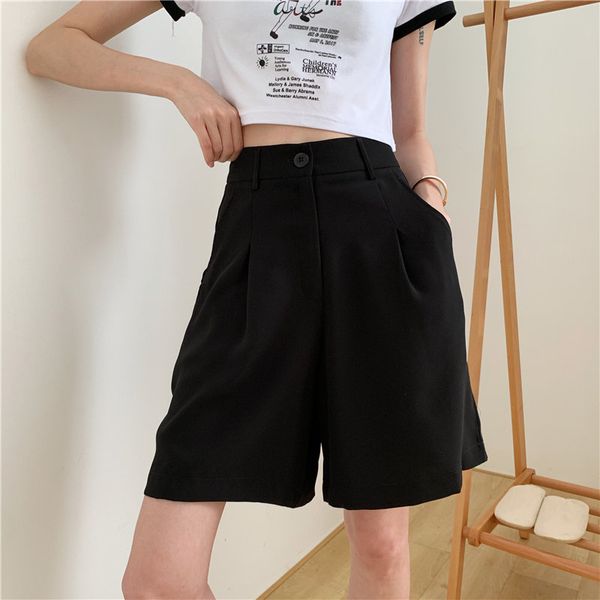 summer loose casual straight high waist plus minimalist quality solid fashion leisure slim thin wide leg shorts 210421, White;black
summer loose casual straight high waist plus minimalist quality solid fashion leisure slim thin wide leg shorts 210421, White;black
